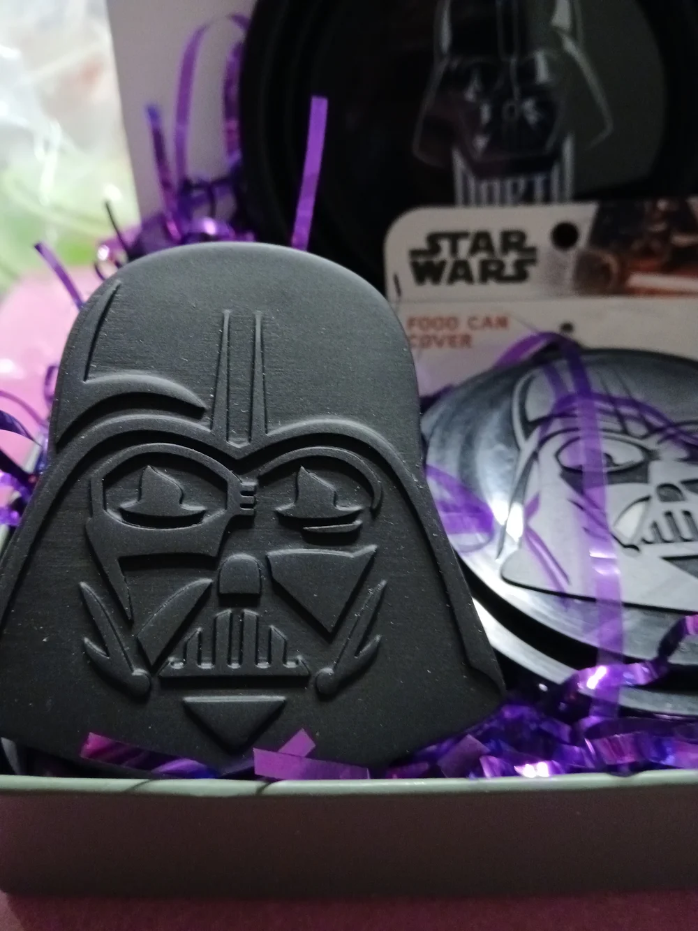 Star Wars Black Darth Vader Silicone Collapsible Pet Bowl Bundle